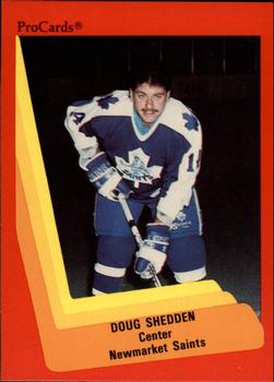 1990-91 ProCards AHL/IHL #158 Doug Shedden Front