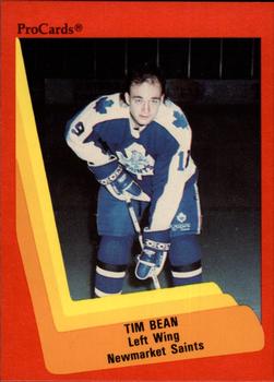 1990-91 ProCards AHL/IHL #163 Tim Bean Front