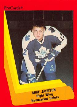 1990-91 ProCards AHL/IHL #169 Mike Jackson Front