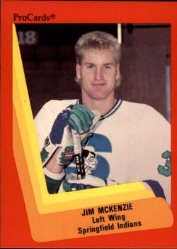 1990-91 ProCards AHL/IHL #175 Jim McKenzie Front