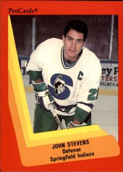 1990-91 ProCards AHL/IHL #189 John Stevens Front