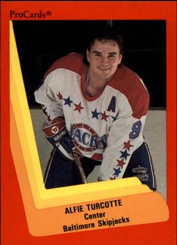 1990-91 ProCards AHL/IHL #200 Alfie Turcotte Front