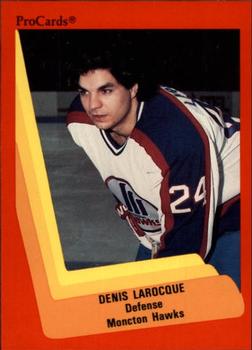 1990-91 ProCards AHL/IHL #257 Denis Larocque Front