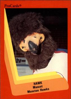 1990-91 ProCards AHL/IHL #262 The Hawk Front