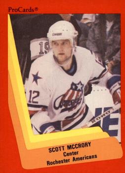 1990-91 ProCards AHL/IHL #275 Scott McCrory Front