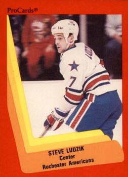 1990-91 ProCards AHL/IHL #276 Steve Ludzik Front