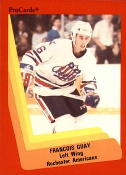 1990-91 ProCards AHL/IHL #291 Francois Guay Front