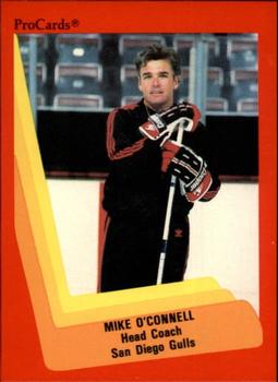 1990-91 ProCards AHL/IHL #296 Mike O'Connell Front