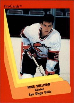 1990-91 ProCards AHL/IHL #307 Mike Sullivan Front