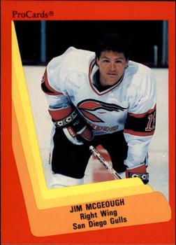 1990-91 ProCards AHL/IHL #315 Jim McGeough Front
