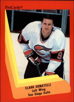 1990-91 ProCards AHL/IHL #316 Clark Donatelli Front