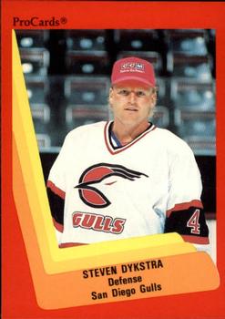 1990-91 ProCards AHL/IHL #317 Steven Dykstra Front