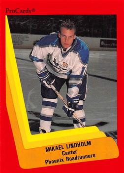 1990-91 ProCards AHL/IHL #351 Mikael Lindholm Front