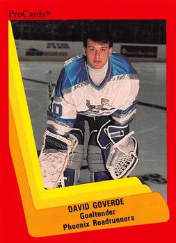 1990-91 ProCards AHL/IHL #352 David Goverde Front