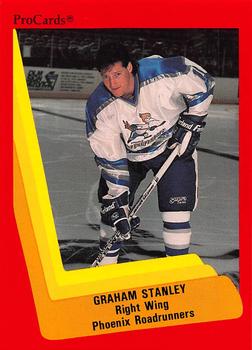 1990-91 ProCards AHL/IHL #353 Graham Stanley Front