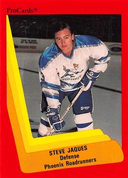 1990-91 ProCards AHL/IHL #358 Steve Jaques Front