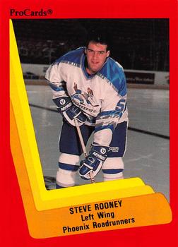 1990-91 ProCards AHL/IHL #364 Steve Rooney Front