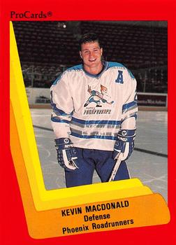 1990-91 ProCards AHL/IHL #366 Kevin MacDonald Front