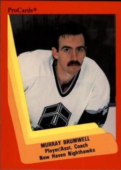 1990-91 ProCards AHL/IHL #435 Murray Brumwell Front