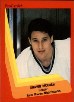 1990-91 ProCards AHL/IHL #436 Shawn McCosh Front