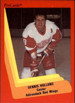 1990-91 ProCards AHL/IHL #471 Dennis Holland Front
