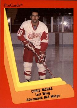 1990-91 ProCards AHL/IHL #472 Chris McRae Front