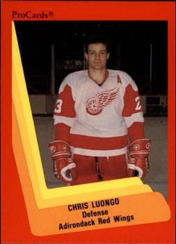 1990-91 ProCards AHL/IHL #484 Chris Luongo Front