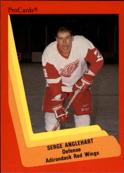 1990-91 ProCards AHL/IHL #485 Serge Anglehart Front