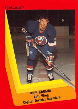 1990-91 ProCards AHL/IHL #498 Rich Kromm Front