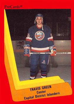 1990-91 ProCards AHL/IHL #510 Travis Green Front