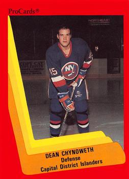 1990-91 ProCards AHL/IHL #511 Dean Chynoweth Front