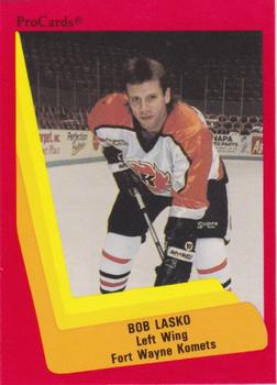 1990-91 ProCards AHL/IHL #542 Bob Lakso Front