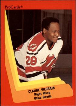 1990-91 ProCards AHL/IHL #558 Claude Vilgrain Front