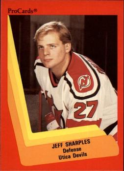 1990-91 ProCards AHL/IHL #559 Jeff Sharples Front