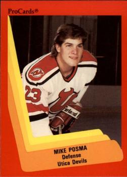 1990-91 ProCards AHL/IHL #563 Mike Posma Front