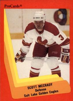 1990-91 ProCards AHL/IHL #614 Scott McCrady Front