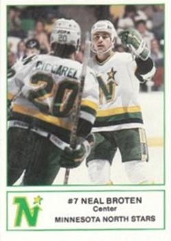 1985-86 7-Eleven Minnesota North Stars #6 Neal Broten Front