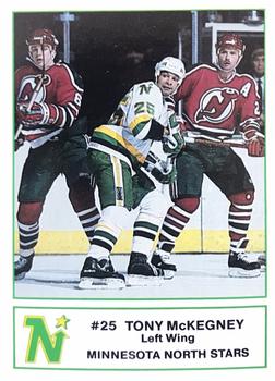 1985-86 7-Eleven Minnesota North Stars #5 Tony McKegney Front