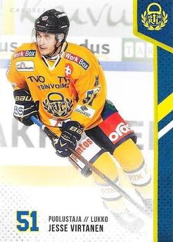 2014-15 Cardset Finland #256 Jesse Virtanen Front