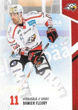 2014-15 Cardset Finland #297 Damien Fleury Front
