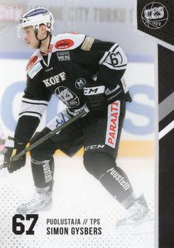 2014-15 Cardset Finland #316 Simon Gysbers Front