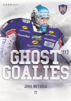 2014-15 Cardset Finland - Ghost Goalies #GG8 Juha Metsola Front
