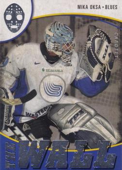 2014-15 Cardset Finland - The Wall #TW1 Mika Oksa Front