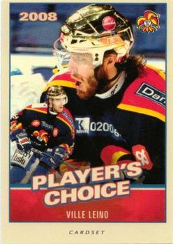 2014-15 Cardset Finland - Player’s Choice Best Of The Best #PC18 Ville Leino Front