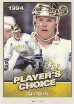 2014-15 Cardset Finland - Player’s Choice Best Of The Best #PC4 Esa Keskinen Front