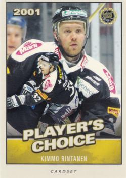 2014-15 Cardset Finland - Player’s Choice Best Of The Best #PC11 Kimmo Rintanen Front