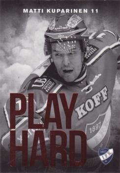 2014-15 Cardset Finland - Play Hard (Limited 999) #PH2 Matti Kuparinen Front