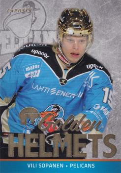 2014-15 Cardset Finland - Golden Helmets #GH10 Vili Sopanen Front