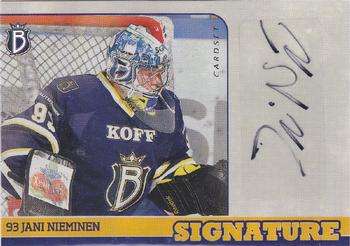 2014-15 Cardset Finland - Signature #NNO Jani Nieminen Front