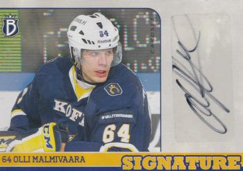 2014-15 Cardset Finland - Signature #NNO Olli Malmivaara Front